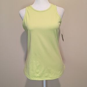 NWT PBX Pro  Tank Top with Criss-Cross Back In Green Tea